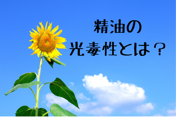 精油の光毒性とは？どんなことに注意すればいい？